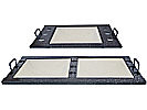 Accesorio para hacer pizzas, con 1 o 2 placas refractarias