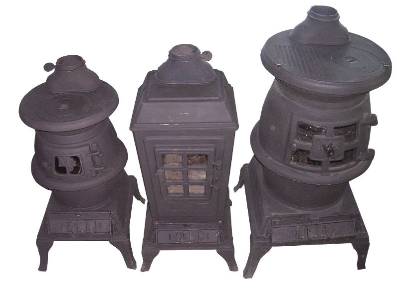 Estufas tradicionales de fundicion de hierro
