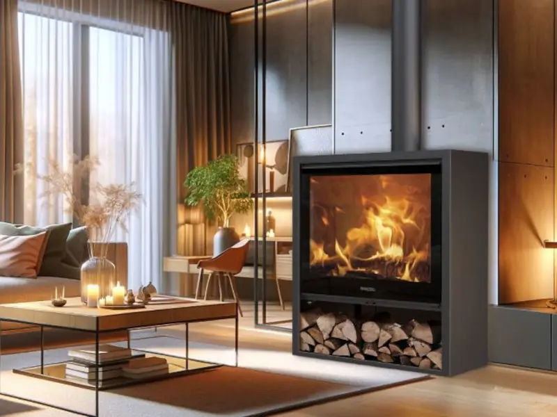 Estufa a leña de gran tamaño - Panadero Grand Allegro