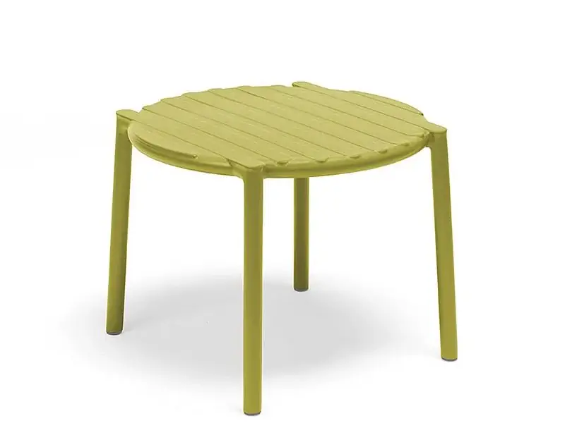 Mesa Doga apilable de Nardi color Menta