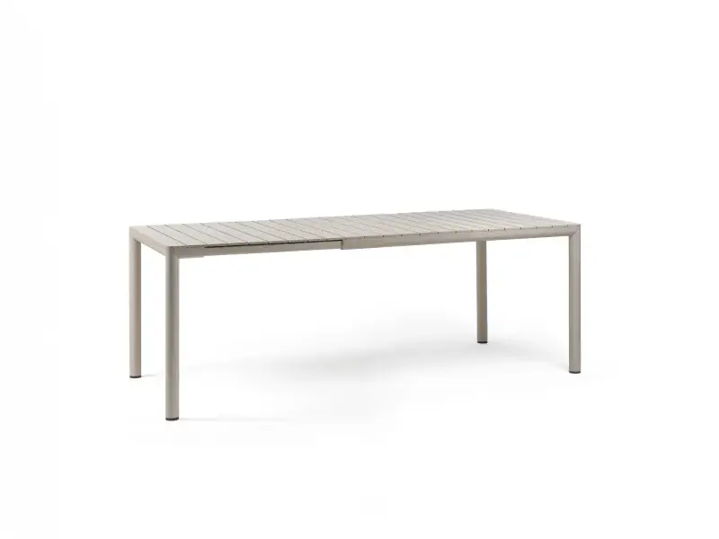 Mesa Nardi Tevere 147 con estructura color Corda
