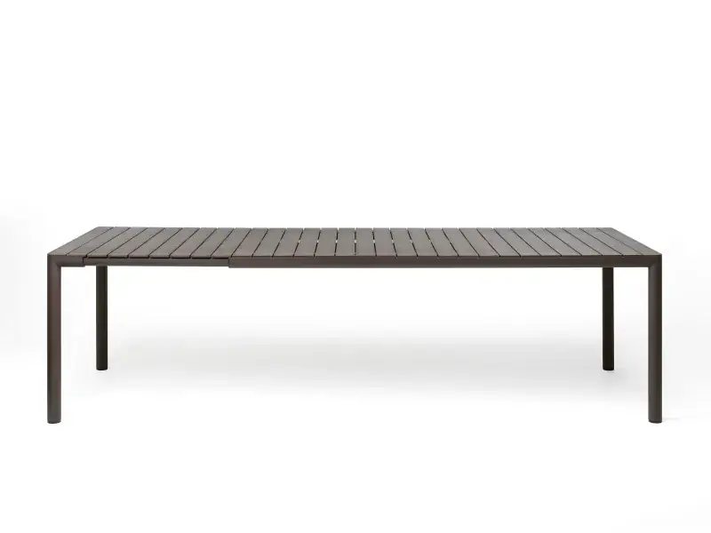 Mesa Nardi Tevere 210 con estructura color Terra