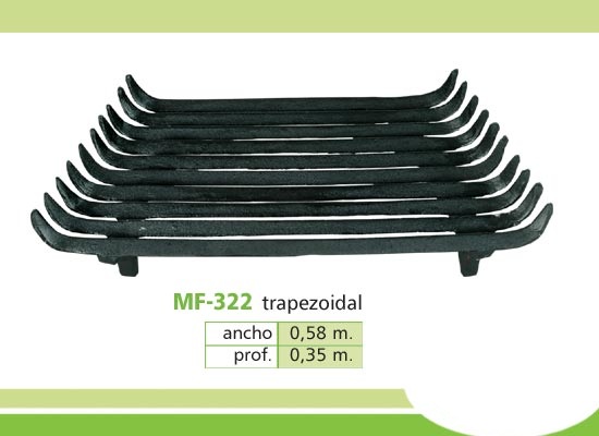 Morillo de fundicion Trapezoidal